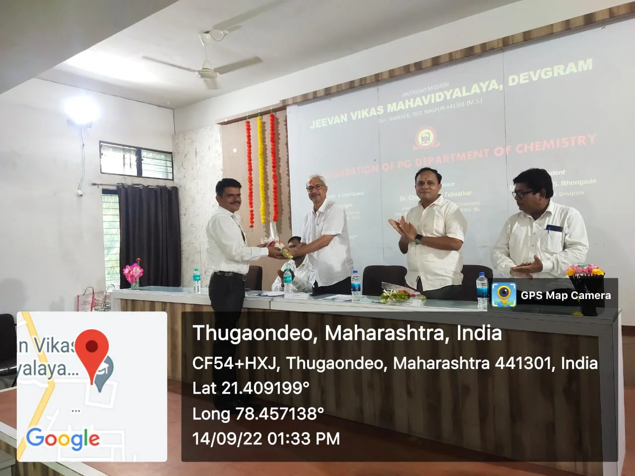 Inaugural Ceremony of Chemistry Department